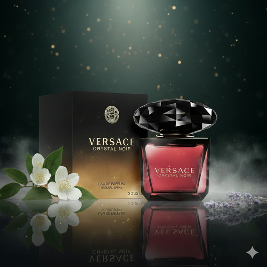 Versace Crystal Noir Eau de Parfum Spray for Women, 3 Fl Oz